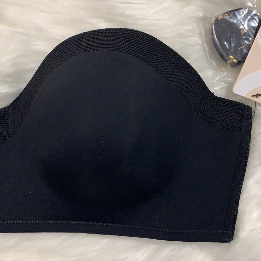 NWT Lively The No Wire Strapless Bra Jet Black - Picture 6 of 12